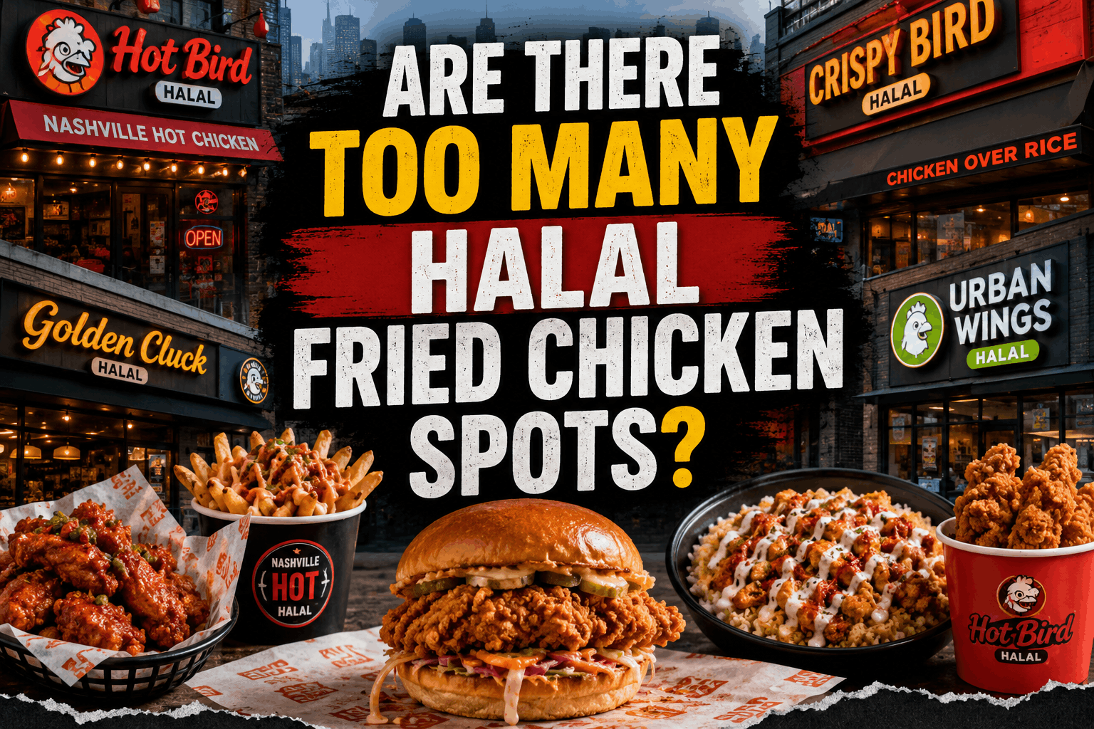 Are There Too Many Halal Fried Chicken Spots?